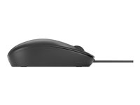 HP 125 - Mus - kablet - USB - svart 265A9AA