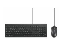 Kensington KM100 EQ - Tastatur- og mussett - USB - QWERTY - Pan Nordic K75452PN