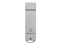 IronKey Enterprise S1000 - USB-flashstasjon - kryptert - FIPS 140-2 Level 3 - 128 GB - USB 3.0 - TAA-samsvar IKS1000E/128GB