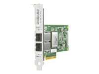 HPE StorageWorks 82Q - Vertbussadapter - PCIe x8 lav profil - 8Gb Fibre Channel x 2 - gjenmarkedsført - for ProLiant DL165 G7, DL360 G7, DL380 G6, SL160s G6 AJ764AR