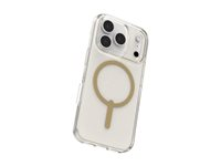 ZAGG Milan Snap - Baksidedeksel for mobiltelefon - MagSafe-samsvar - grafen - glitrende gull - for Apple iPhone 17 Pro 702318990