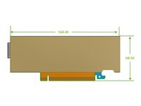 NVIDIA ConnectX-8 C8180 - nettverksadapter - PCIe 6.0 x16 - 800Gb Infiniband OSFP x 1 900-9X81E-00EX-ST0