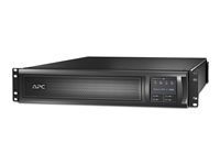APC Smart-UPS X 3000 Rack/Tower LCD - UPS - AC 208/220/230/240 V - 2.7 kW - 3000 VA - RS-232, USB - utgangskontakter: 11 - 2U - svart SMX3000RMHV2U