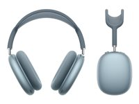 Apple AirPods Max - 2. generasjon - hodetelefoner med mikrofon - full størrelse - Bluetooth - trådløs - aktiv støydemping - blå MWW63DN/A