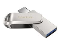 SanDisk Ultra Dual Drive Luxe - USB-flashstasjon - 1 TB - USB 3.2 Gen 1 / USB-C SDDDC4-1T00-G46