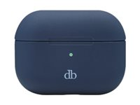 dbramante1928 Costa Rica - Eske for hodemikrotelefoner - silikon, resirkulert plast - asurblå - for Apple AirPods with Charging Case CRPPPABL1465