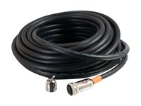 C2G RapidRun Multi-Format Runner Cable - CMG-rated - Video/lydkabel - MUVI-kontakt hunn til MUVI-kontakt hunn - 7.6 m - svart 87109