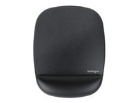 StarTech.com Mouse Pad with Hand rest, 6.7x7.1x 0.8 in (17x18x2cm), Ergonomic Mouse Pad with Wrist Support, Desk Wrist Pad w/ Non-Slip PU Base for Office/Home/Computer/Laptop - Cushioned Gel Mouse Pad w/ Palm Rest - Musematte med håndleddsstøtte - svart - TAA-samsvar B-ERGO-MOUSE-PAD