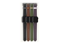 OtterBox Symmetry - Bånd for smart armbåndsur - 41/40/38mm, kaktuslær - rik adobe - for Apple Watch Hermès Series 7, Hermès Series 9, Nike Series 7, Series 10, Series 8, Series 9 77-95606