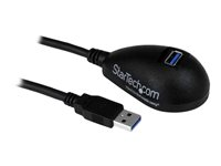 StarTech.com 5ft SuperSpeed USB 3.0 Extension Cable for Desktop - STP - USB-A Male to USB-A Female Cable for Computer - Black (USB3SEXT5DKB) - USB-forlengelseskabel - USB-type A (hunn) til USB-type A (hann) - USB 3.0 - 1.5 m - svart - for P/N: CFASTRWU3, S355BU33ERM, USB3SAA3MBK USB3SEXT5DKB