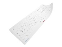 CHERRY STREAM PROTECT MEMBRANE - Tastaturdeksel - hvitgrå - for STREAM KEYBOARD, KEYBOARD WIRELESS 61510017
