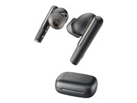 Poly Voyager Free 60 UC - True wireless-hodetelefoner med mikrofon - i øret - Bluetooth - aktiv støydemping - USB-C via Bluetooth-adapter - karbon sort - Zoom Certified 7Y8H4AA
