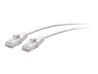 C2G 1ft (0.3m) Cat6a Snagless Unshielded (UTP) Slim Ethernet Network Patch Cable - White - Koblingskabel - RJ-45 (hann) til RJ-45 (hann) - 30 cm - 4.8 mm - UTP - CAT 6a - uten hindringer, formstøpt - hvit C2G30181