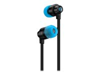 Logitech G G333 - Ørepropper med mikrofon - i øret - kablet - 3,5 mm jakk - svart 981-000924