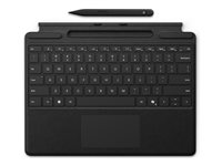Microsoft Surface Pro Flex Keyboard - Tastatur - med akselerometer, styrepute, lagrings- og ladebakke for Surface Slim Pen 2 - svart - med Slim Pen 2 - for Surface Pro Y8U-00010