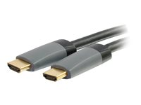 C2G 0.5m Select High Speed HDMI Cable with Ethernet - 4K - UltraHD - HDMI-kabel med Ethernet - HDMI hann til HDMI hann - 50 cm - skjermet - svart 80550