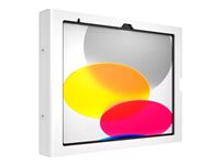 Compulocks iPad 10th-11th (A16) Gen Swell Enclosure Wall Mount White - Innhegning - for nettbrett - hvit - skjermstørrelse: 10.9" - veggmonterbar - for Apple 10.9-inch iPad Wi-Fi, Wi-Fi + Cellular 209SWLW