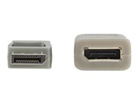 Eaton Tripp Lite Series DisplayPort Extension Cable with Active Repeater and Latching Connector (M/F), 4K 60 Hz, HDR, 4:4:4, HDCP 2.2, 10 ft. (3.1 m), TAA - DisplayPort-kabel - TAA-samsvar - DisplayPort (hann) til DisplayPort (hunn) - DisplayPort 1.2 - 3.1 m - passiv, gullbelagte kontakter, aktiv forsterker, 4K 60Hz støtte - svart, grå P579-010-4K6