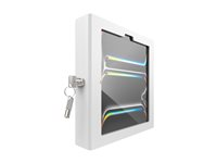 Compulocks iPad Pro M4 11" (2024), Apex Enclosure Core Stand - Monteringssett (hus, stativ) - for nettbrett - låsbar - metallramme - hvit - skjermstørrelse: 11" - skranke, veggmonterbar - for Apple 11-inch iPad Pro M4 Wi-Fi, M4 Wi-Fi + Cellular 111W11PAPX4W