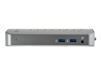 StarTech.com USB-C USB-A Dock, Hybrid Universal USB 3.0 Docking Station for USB-C or USB-A Laptop, Dual Monitor 4K 60Hz HDMI/DisplayPort, 6x USB-A Hub, Gigabit Ethernet, USB 3.1/3.2 Gen 1 - Dual 4K USB-C Dock (DK30A2DHUUE) - Dokkingstasjon - USB - 2 x HDMI, 2 x DP - 1GbE - 40 watt DK30A2DHUUE
