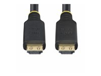 StarTech.com 35ft (10.6m) Active HDMI Cable w/Gripping Connectors - High Speed - HDMI-kabel med Ethernet - HDMI hann til HDMI hann - 10.6 m - skjermet - svart - aktiv, 4K60Hz UHD-støtte, 2K 144Hz støtte, HDR10-støtte HDMI2-CABLE-GRIP-35F