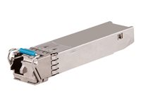 HPE X120 - SFP (mini-GBIC) transceivermodul - 1GbE - 1000Base-LX - LC - for HP 3100; HPE 12504, 3600, 5500, 7506; FlexFabric 1.92, 11908, 12902; FlexNetwork MSR3048 JD119B