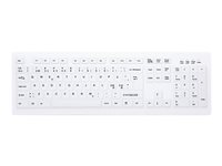 Active Key MedicalKey AK-C8100 - Tastatur - trådløs - 2.4 GHz - Nordisk - hvit AK-C8100F-FUS-W/NOR