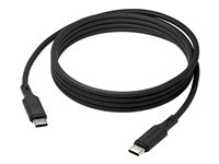 dbramante1928 IT - USB-kabel - 24 pin USB-C til 24 pin USB-C - 2 m - opp til 100W ladekraft - svart CB20CCBL4389