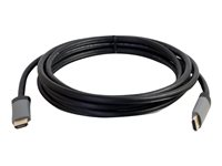C2G 6ft Select High Speed HDMI Cable with Ethernet 4K 60Hz - In-Wall CL2-Rated - HDMI-kabel med Ethernet - HDMI hann til HDMI hann - 1.83 m - skjermet - svart - 4K-støtte 50627