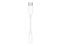 Apple - USB-C til hodetelefons-jakkadapter - 24 pin USB-C hann til mini-phone stereo 3.5 mm hunn MW2Q3ZM/A