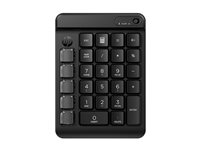 HP 435 - Tastegruppe - 9 programmerbare taster, lav profil tastereise, utskiftbare tastaturkapper med klistremerker - trådløs - Bluetooth 5.3 - svart 7N7C3AA