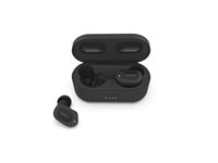 Belkin SoundForm Play - True wireless-hodetelefoner med mikrofon - i øret - Bluetooth - aktiv støydemping - midnatt AUC005BTBK