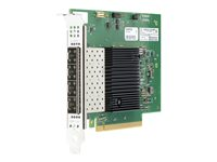 Intel E810-XXVDA4 - Nettverksadapter - PCIe 4.0 x16 - 25 Gigabit SFP28 x 4 - for ProLiant DL110 Gen10 Plus Front Cabled Telco P41614-B21
