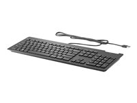 HP Business Slim - Tastatur - USB - svart - løsvekt Z9H48A6