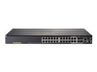 HPE Aruba 2930M 24G POE+ 1-Slot - Switch - L3 - Styrt - 20 x 10/100/1000 (PoE+) + 4 x kombo-Gigabit SFP - rackmonterbar - PoE+ (720 W) JL320A