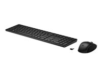 HP 655 - Tastatur- og mussett - trådløs - 2.4 GHz - Pan Nordic - svart - for Pro x360 Fortis 11 G9 Notebook; ProBook 445 G9 Notebook 4R009AA#UUW
