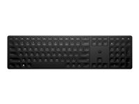 HP 455 - Tastatur - programmerbar - trådløs - 2.4 GHz - svart (en pakke 12) 4R177A6