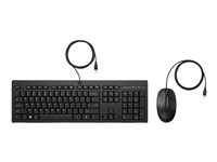 HP 225 - Tastatur- og mussett - USB - Pan Nordic - for HP 34; Laptop 15; Pro Mobile Thin Client mt440 G3; ZBook Firefly 14 G9; ZBook Fury 16 G9 286J4AA#UUW