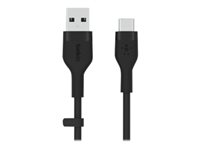 Belkin BoostCharge - USB-kabel - USB (hann) til 24 pin USB-C (hann) - 2 m - svart CAB008BT2MBK