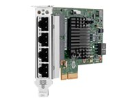 HPE 366T - Nettverksadapter - PCIe 2.1 x4 lav profil - Gigabit Ethernet x 4 - for Edgeline e920; ProLiant DL360 Gen10 811546-B21