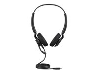 Jabra Engage 40 Stereo - Hodesett - on-ear - kablet - USB-C - lydisolerende - Optimert for UC 4099-410-299