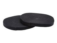 StarTech.com 100ft. Hook and Loop Roll - Cut-to-Size Reusable Cable Ties - Bulk Industrial Wire Fastener Tape - Adjustable Fabric Wraps - Black (HKLP100) - Kabellisserulle - 30.4 m - for P/N: CMHOOK1U, HKLP100BL, HKLP100GN, HKLP100RD, HKLP100YW HKLP100