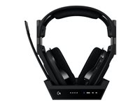 Logitech G Astro A50 X - Hodesett - full størrelse - Bluetooth / LIGHTSPEED - trådløs - svart 939-002128