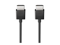 Belkin BoostCharge - Ultra High Speed - HDMI-kabel - HDMI hann til HDMI hann - 2 m - svart - 8K-støtte - for P/N: AVC006BTSGY, F4U098BT, F4U110BT, INC003TTBK, INC004BTSGY AV10175BT2MBKV2