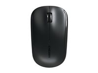 CHERRY MW 2200 - Mus - ergonomisk - høyre- og venstrehåndet - optisk - 3 knapper - trådløs - 2.4 GHz - USB trådløs mottaker - svart JW-T2200-2