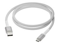 dbramante1928 re-charge - USB-kabel - USB (hann) til 24 pin USB-C (hann) - 1.2 m - flettet kabel, opptil 36 W kraftoverføring CB12ACGR7114