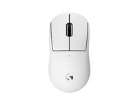 Logitech G PRO X SUPERLIGHT 2C - Mus - 5 knapper - trådløs, kablet - 2.4 GHz, USB - hvit 910-007538