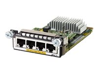 HPE Aruba 3810M/2930M Smart Rate Module - Utvidelsesmodul - 1/2.5/5/10GBase-T (PoE+) x 4 - for HPE Aruba 2930M 24, 2930M 48, 3810, 3810M 16, 3810M 24, 3810M 40, 3810M 48 JL081A