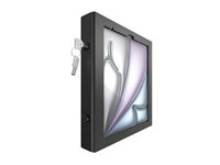 Compulocks iPad Air M2 & M3 13" Apex Enclosure Tilting Stand 4" - Black - Monteringssett (hus, stativ) - for nettbrett - stigning - låsbar - metallramme - svart - skjermstørrelse: 13" - frittstående - for Apple 11-inch iPad Air M2 Wi-Fi, M2 Wi-Fi + Cellular, M3 Wi-Fi, M3 Wi-Fi + Cellular TCDP0413APXB