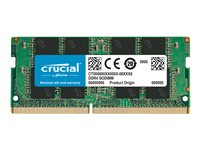 Crucial - DDR4 - modul - 8 GB - SO DIMM 260-pin - 1200 MHz / PC4-19200 - CL17 - 1.2 V - ikke-bufret - ikke-ECC CT8G4SFS824A